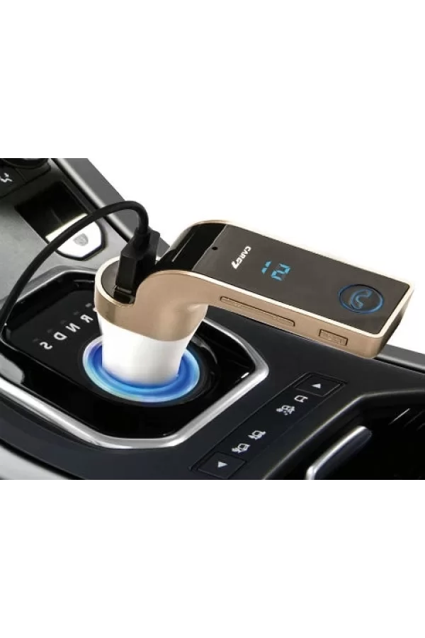 Carg7 Bluetooth Araç Fm Transmitter Usb Girişli