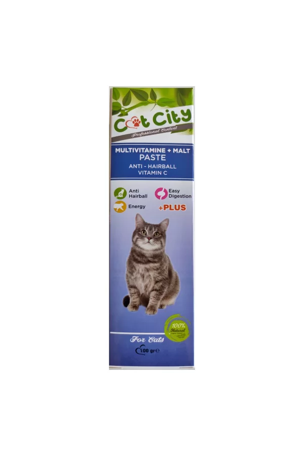 Cat City Anti Hairball Multivitamin Kedi Malt Macunu 100 gr