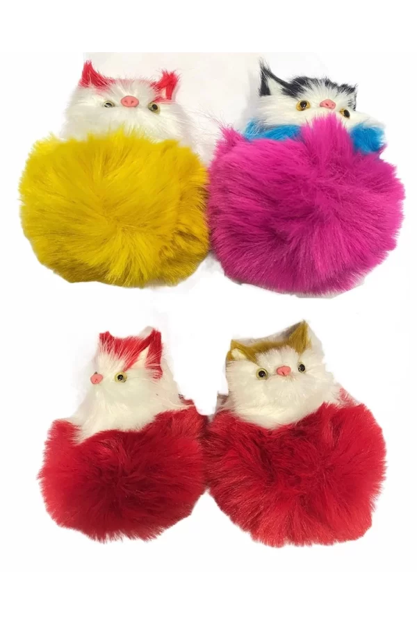 Catlife Göbekli Pofuduk Kedi Oyuncağı 10 cm
