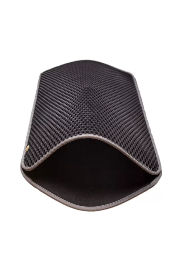 Cattie Kum Toplayıcı Fonksiyonel Kedi Paspası Altıgen 50-75 cm Gri