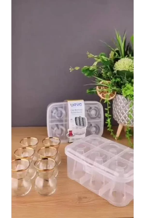 Çay Bardağı Taşıma Kutusu