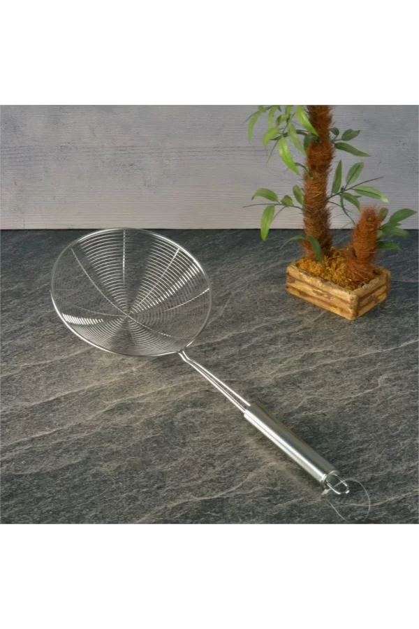 Çelik Yağ Kevgiri 18cm 76109