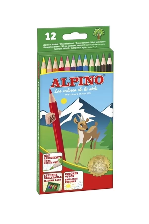 Cem Alpino 12 Renk Tam Boy Kuruboya AL10654 12li