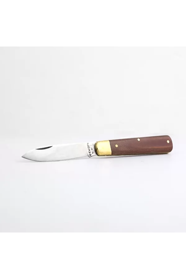 Cemil Erişen Bursa Çakı No:1 - 15,5 Cm , Ahşap Sap, Perçinli, Tek Sarı