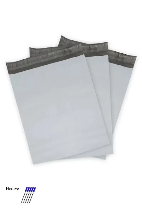 Cepsiz Küçük Boy Kargo Poşeti 24x30+5 cm - 300 Adet (40+40=80 Mikron)