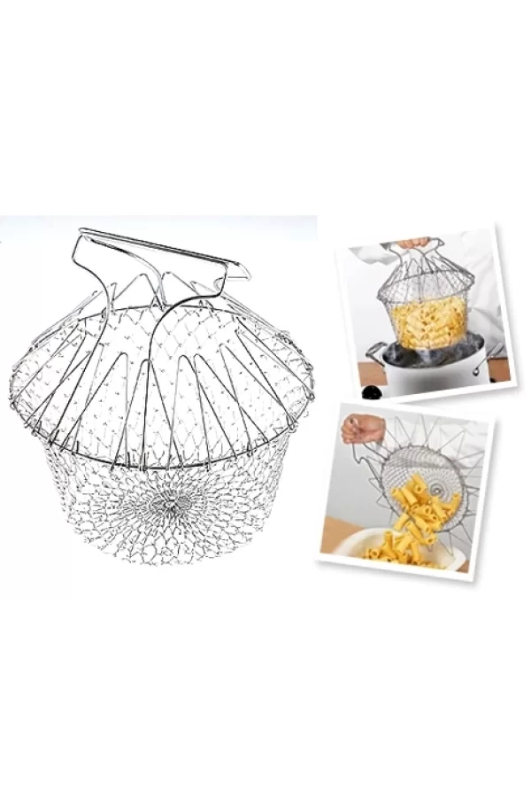Chef Basket Çok Fonksiyonlu Pratik Süzgeç