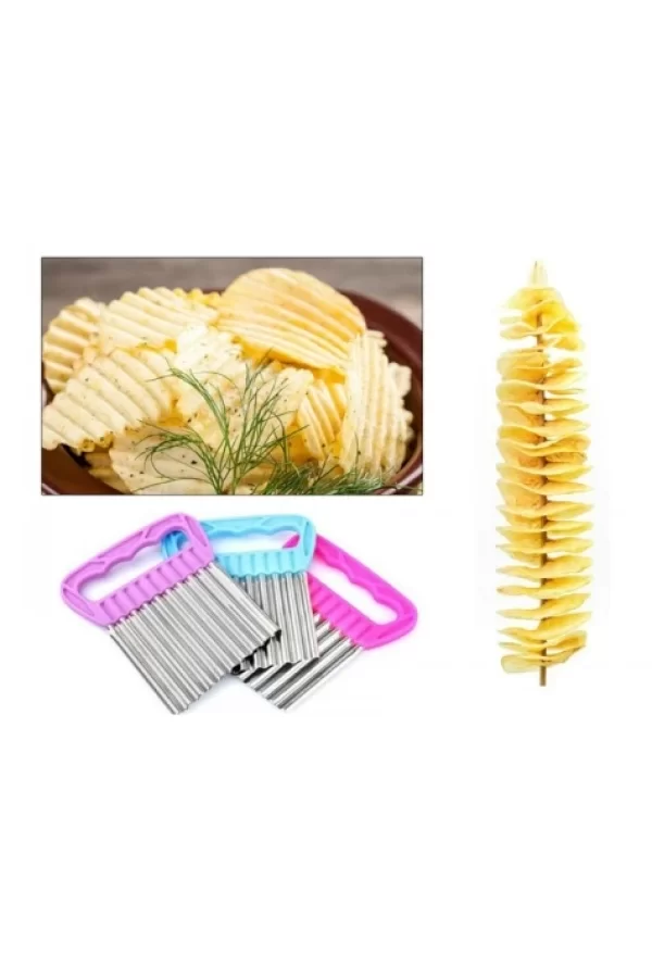 Chips Chopper Şekilli Sebze Ve Meyve Dilimleyici