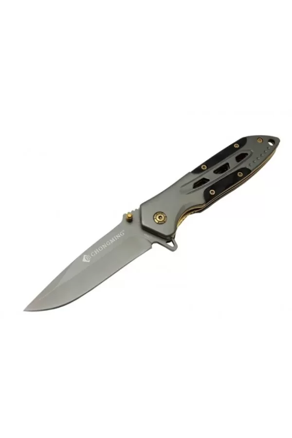 Chongming Cm84 Çakı Titanyum Gold 20 Cm Manuel, Kemerlikli