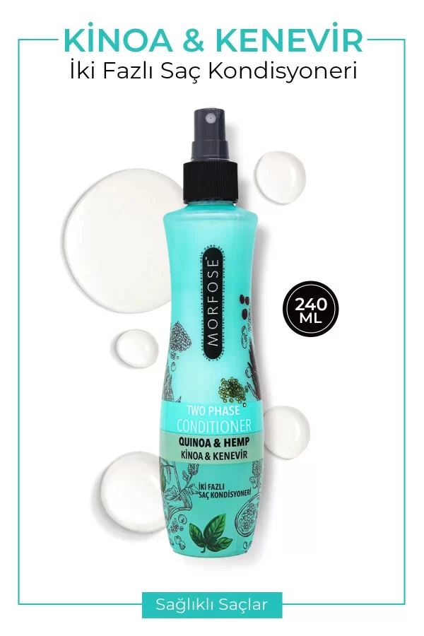 Çift Fazlı Kinoa & Kenevir Kondisyoner Fön Suyu 240 ML - mrfs