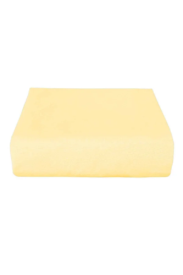 Çift Kişilik Düz Penye  &#37;100 Pamuklu Lastikli Çarşaf 200X200 Cm Battal  Boy