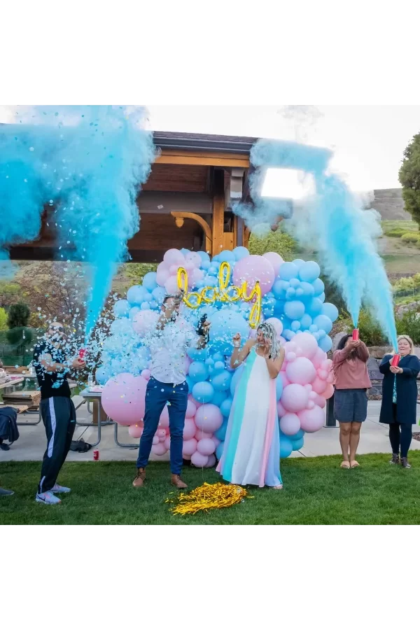 Cinsiyet Tüpü - Gender Reveal Partisi Tüpü Mavi Renk