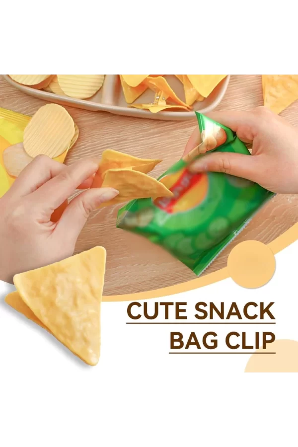 Cips Şeklinde Poşet Klipsleri