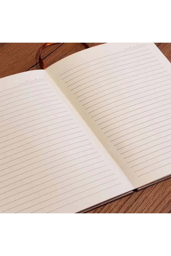 Çizgili Deri Defter