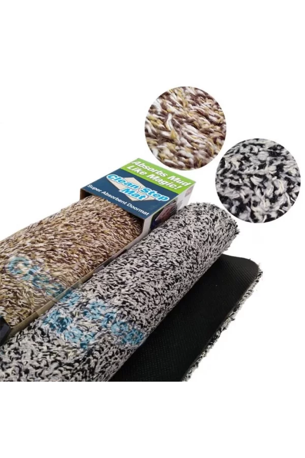 Clean Step Mat Yıkanabilir Mikrofiber Kir Toz Emici Iç-dış Ortam Paspas