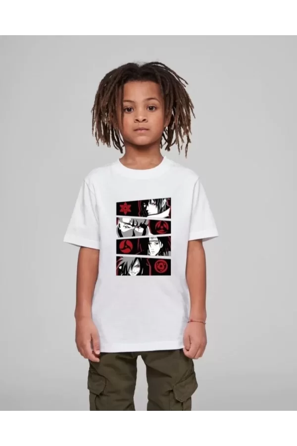 Luz&Pos Çocuk Unisex Baskılı T-shirt - Beyaz