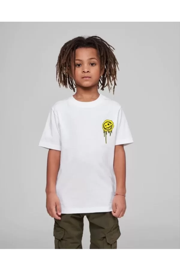 Luz&Pos Çocuk Unisex Baskılı T-shirt - Beyaz