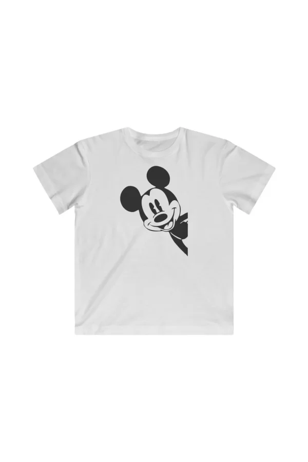 Luz&Pos Çocuk Unisex Baskılı T-shirt - Beyaz
