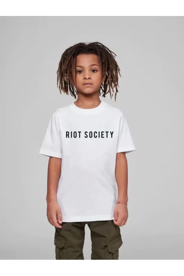 Luz&Pos Çocuk Unisex Baskılı T-shirt - Beyaz