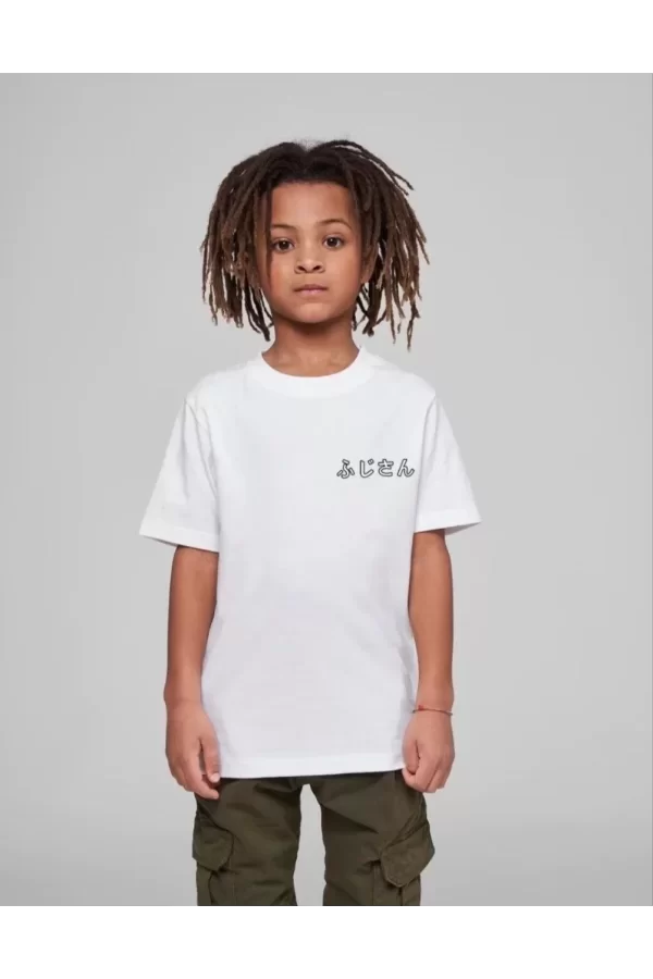 Luz&Pos Çocuk Unisex Baskılı T-shirt - Beyaz