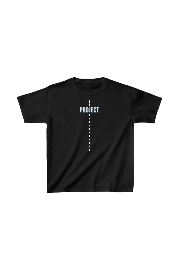 Luz&Pos Çocuk Unisex Baskılı T-shirt - Siyah