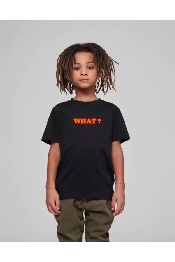 Luz&Pos Çocuk Unisex Baskılı T-shirt - Siyah