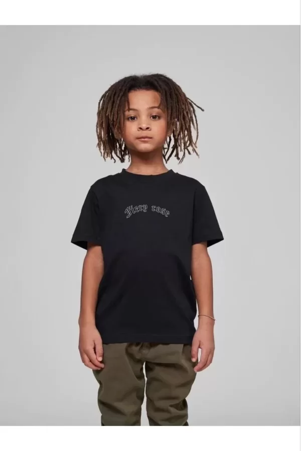 Luz&Pos Çocuk Unisex Baskılı T-shirt - Siyah