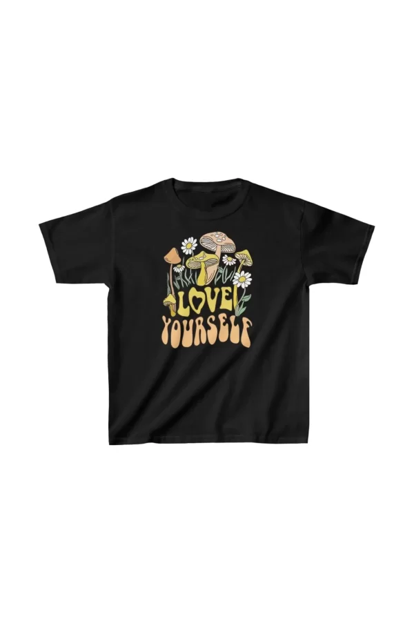 Luz&Pos Çocuk Unisex Baskılı T-shirt - Siyah