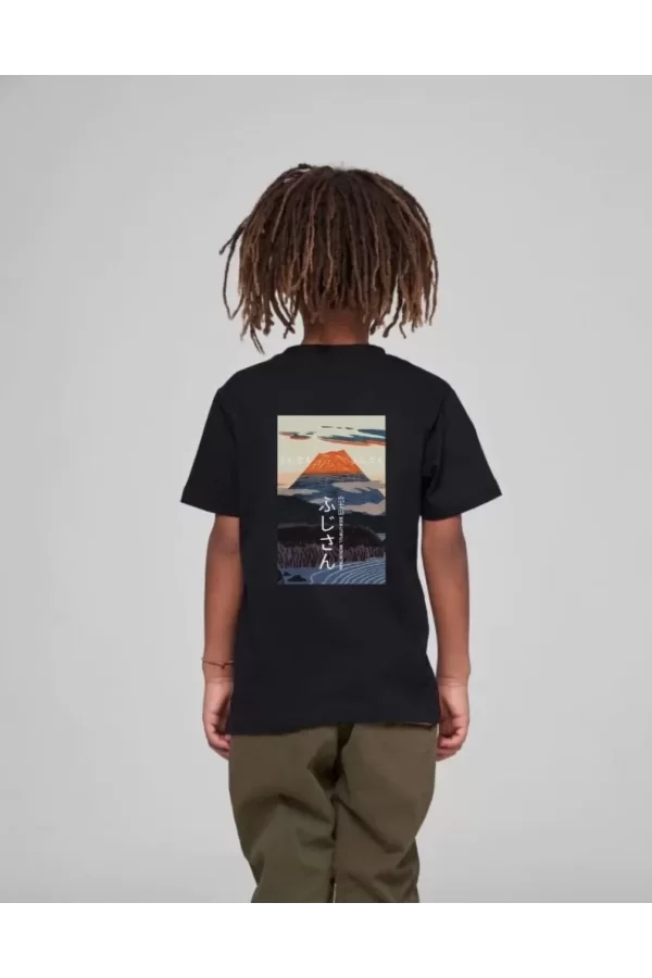 Luz&Pos Çocuk Unisex Baskılı T-shirt - Siyah