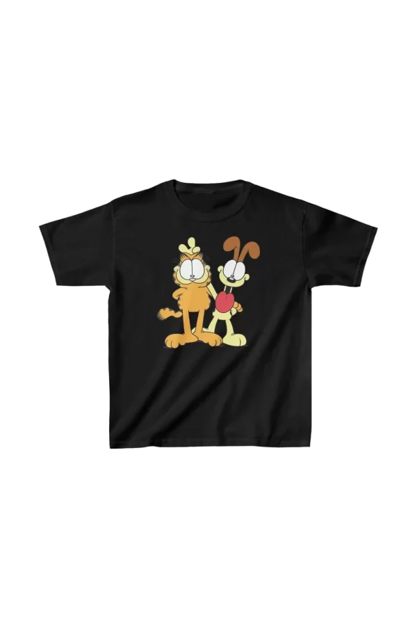 Luz&Pos Çocuk Unisex Baskılı T-shirt - Siyah