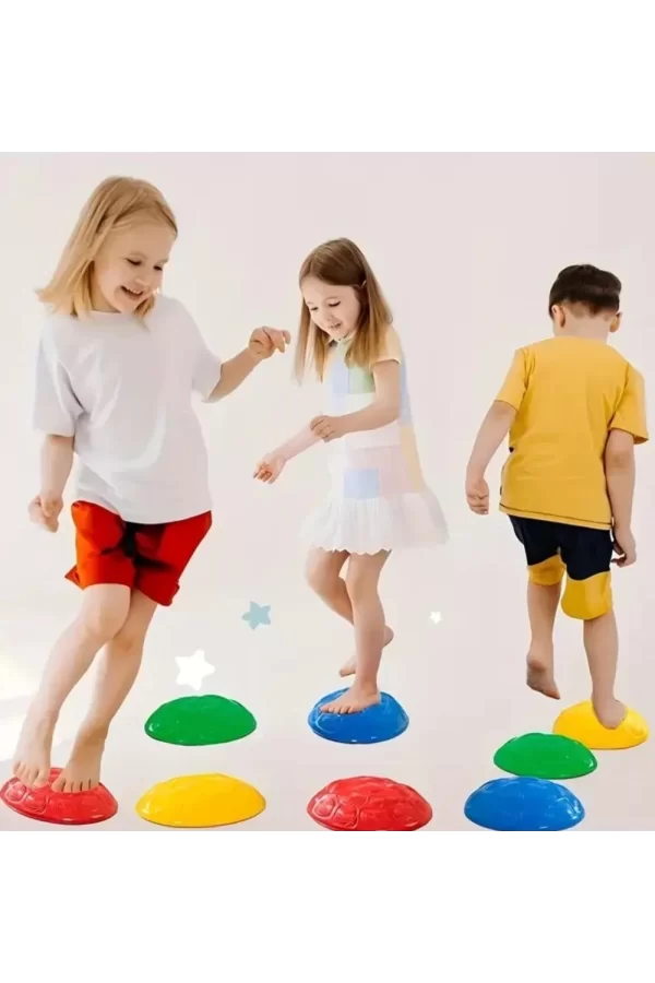 Çocuk Yarım Küre denge Ve Koordinasyon Adası 6 Lı Set