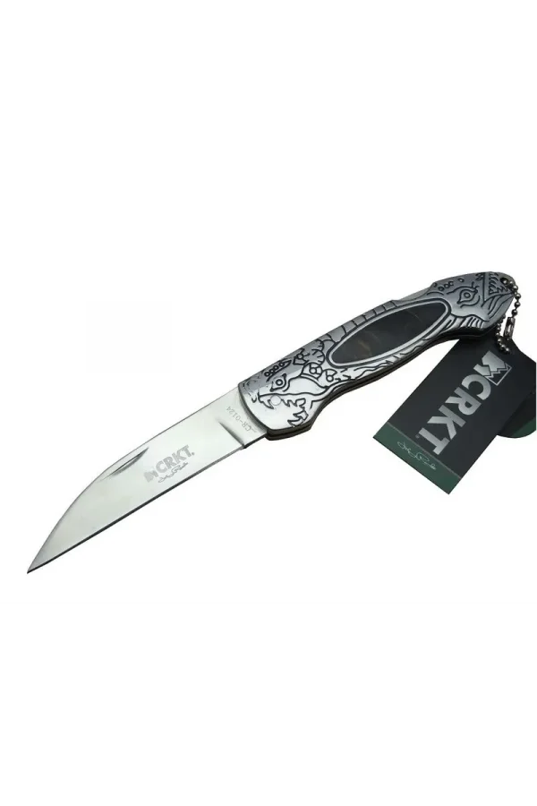 Cr 0124 Kamp Çakı 20 Cm - Metal Desenli Sap, Kılıflı, Kutulu