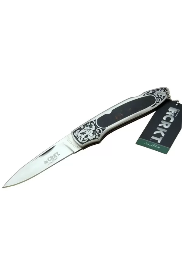 Cr 0128 Khv Kamp Çakı 18 Cm - Metal Desenli Sap, Kılıflı, Kutulu
