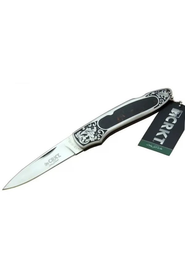Cr 0128 Khv Kamp Çakı 18 Cm - Metal Desenli Sap, Kılıflı, Kutulu
