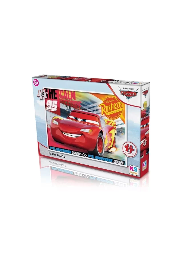 Cr709 Cars 50 Parça Çocuk Puzzle -ks Puzzle