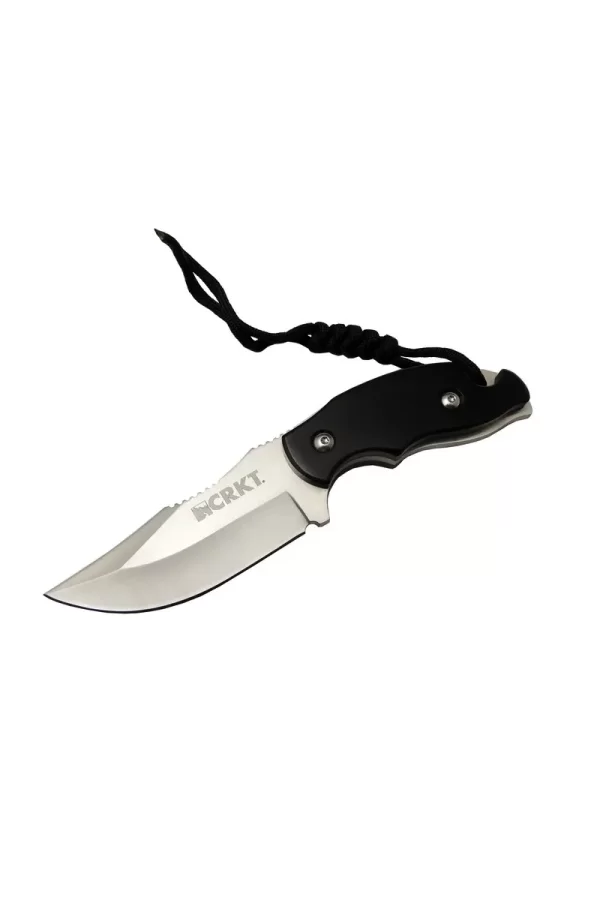 Crkt Civet 2805 Wy Tırtıklı Kamp Bıçak 18 Cm - Plastik Sap, Kılıflı, İpli