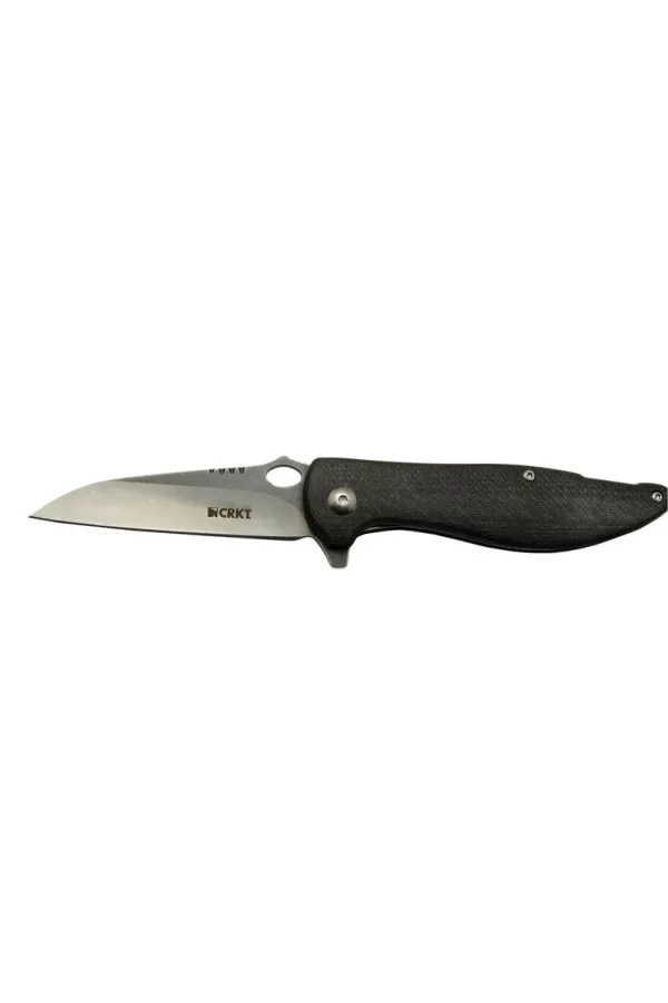 Crkt Lotus 1265 Bk Siyah Kamp / Outdoor Çakı 18cm - Yarı Otomatik, Kemerlikli, Kutulu