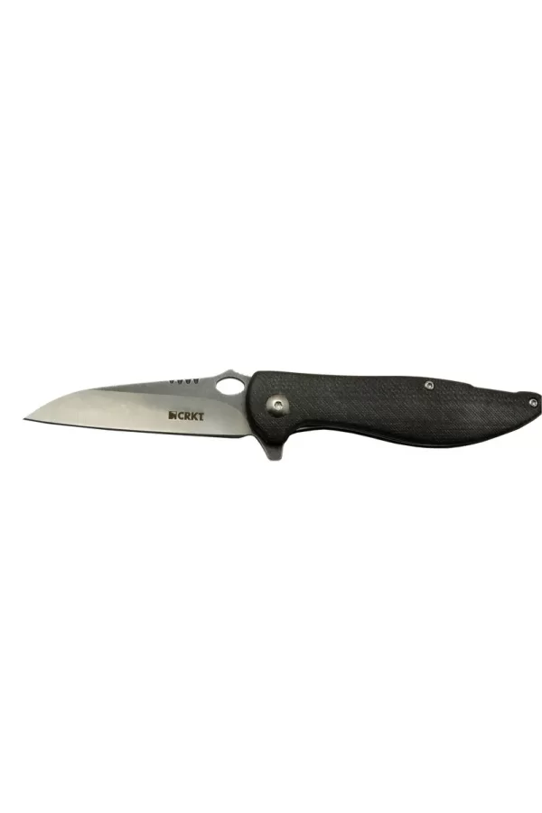 Crkt Lotus 1265 Bk Siyah Kamp / Outdoor Çakı 18cm - Yarı Otomatik, Kemerlikli, Kutulu