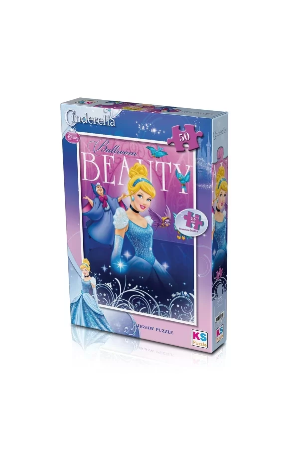 Crl709 Ks, Cinderella  50 Parça Çocuk Puzzle