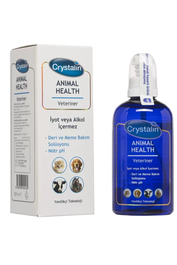 Crystalin Kedi Köpek İçin Göz, Kulak ve Ağız Bakım Solüsyonu 250 ml