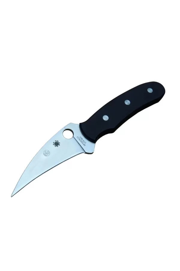 Cts Bd1 Sivri Outdoor Bıçağı 20 Cm - Siyah Sapl, Kemerlikli Kılıf