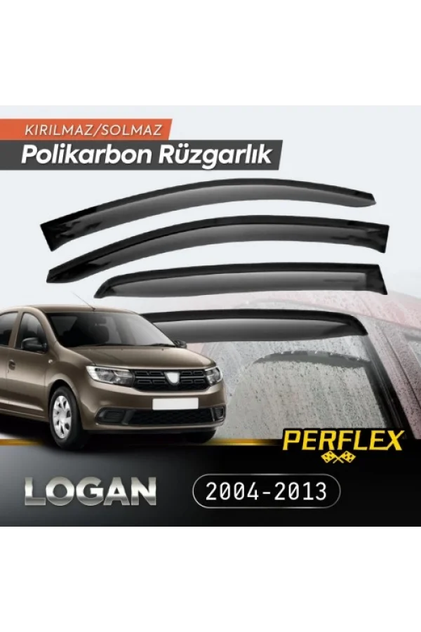 Dacia Logan 2004-2013 Cam Rüzgarlığı V2 Düz