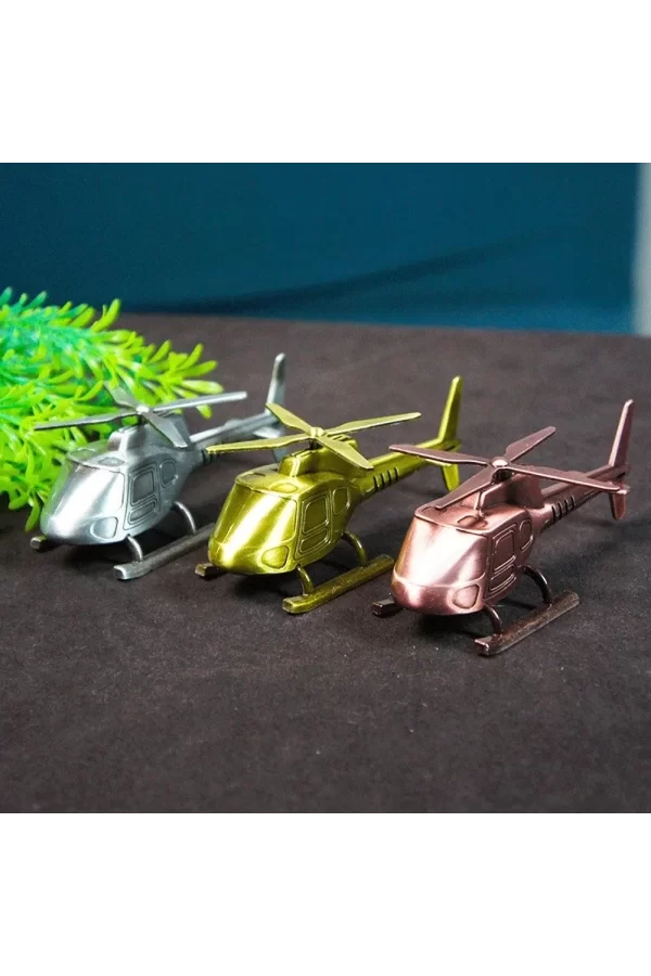 Dekoratif Metal Helikopter