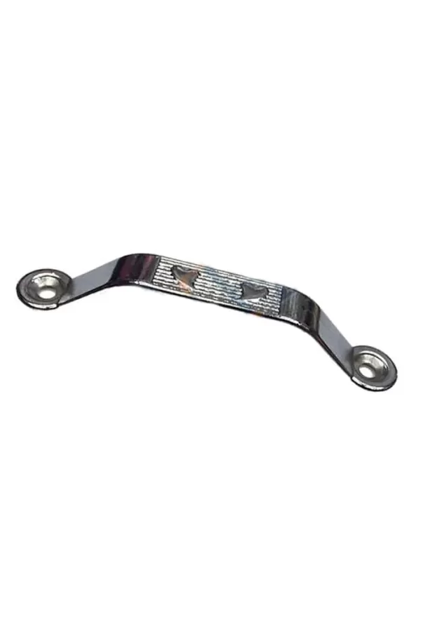 Dekoratif Zamak Kulp Dıştan - 64mm, Nikel, 100 Adet