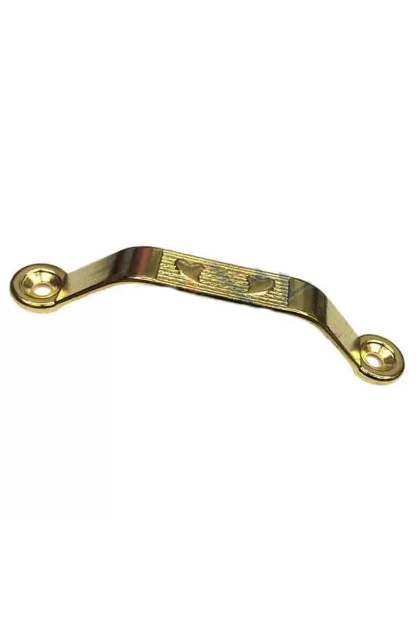 Dekoratif Zamak Kulp Dıştan - 64mm, Sarı, 100 Adet