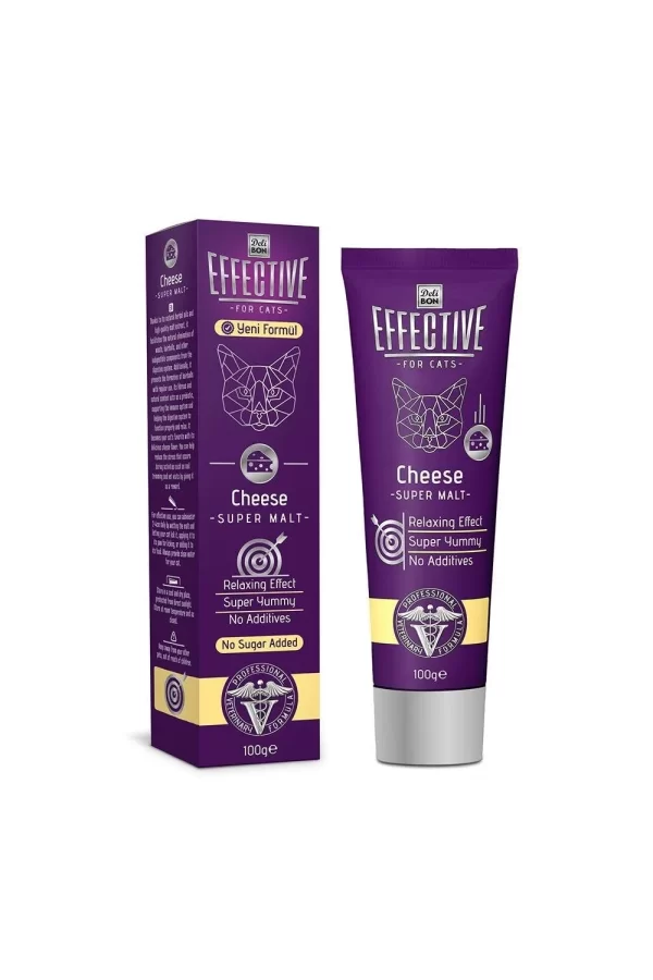 Delibon Effective Cheese Peynirli Sakinleştirici Kedi Malt Macunu 100 gr
