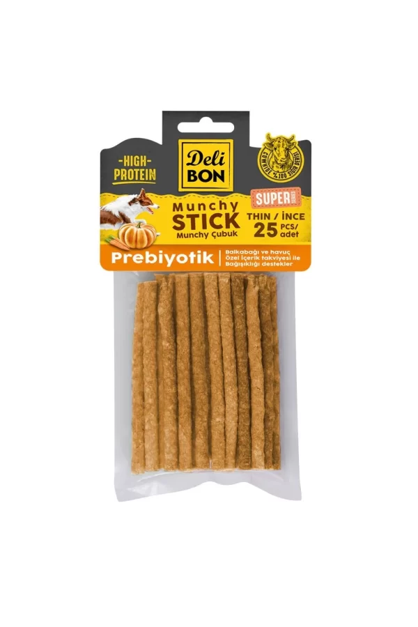 Delibon Super Munchy Çubuk Prebiyotik İnce 25 Adet