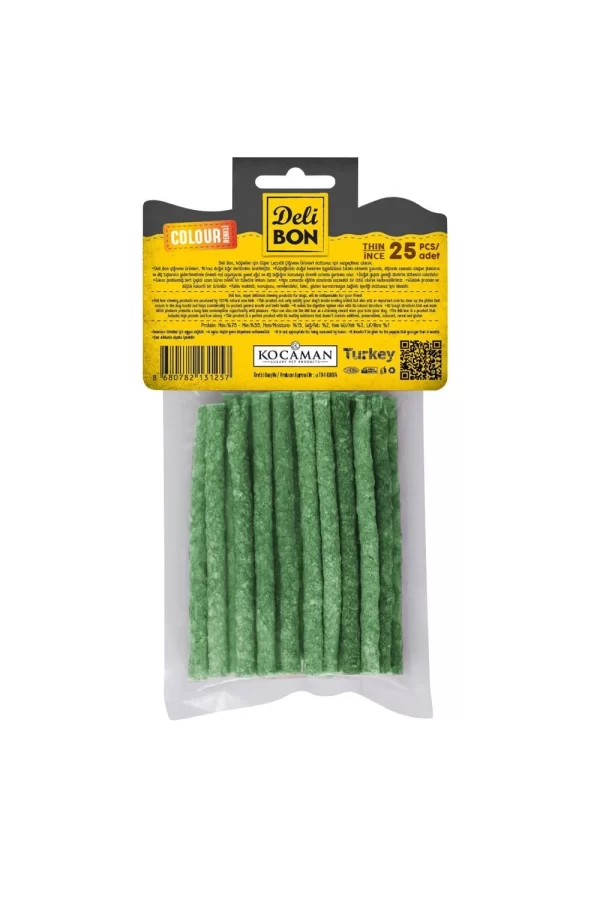 Delibon Super Munchy Çubuk - Spirulinalı İnce 25 Adet