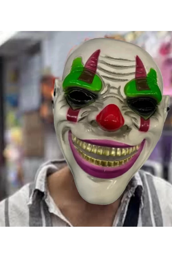Delirten Gülüş Psikopat Palyaço Temalı Joker Maskesi