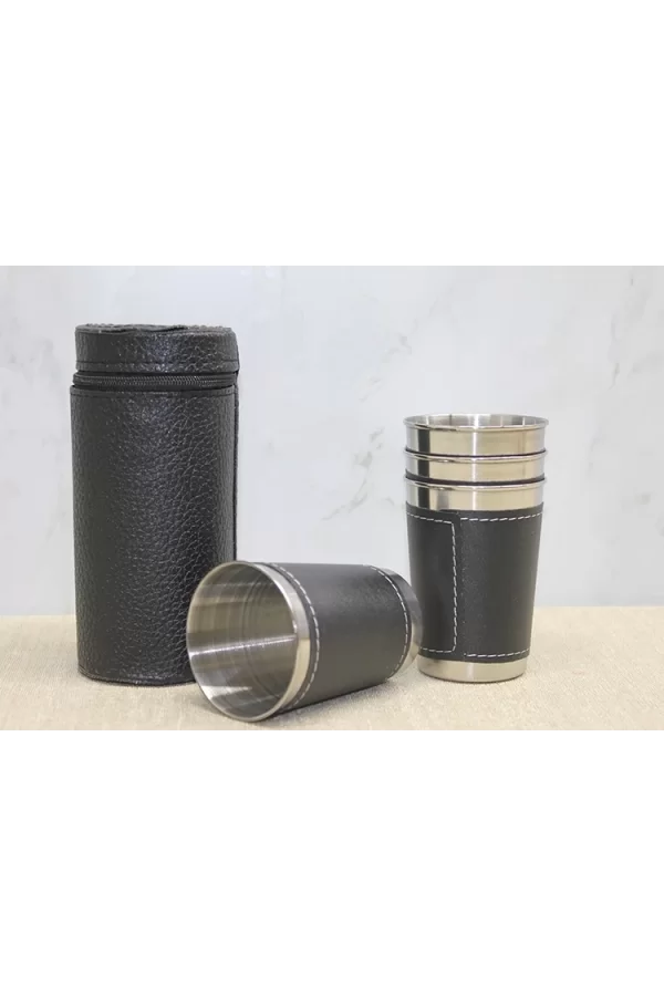 Derili Kılıflı 4lü Shot Bardak Alk3925