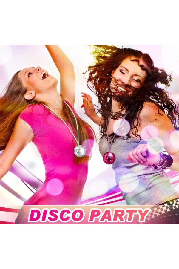 Disko Topu Kolye Seti 6 Adet